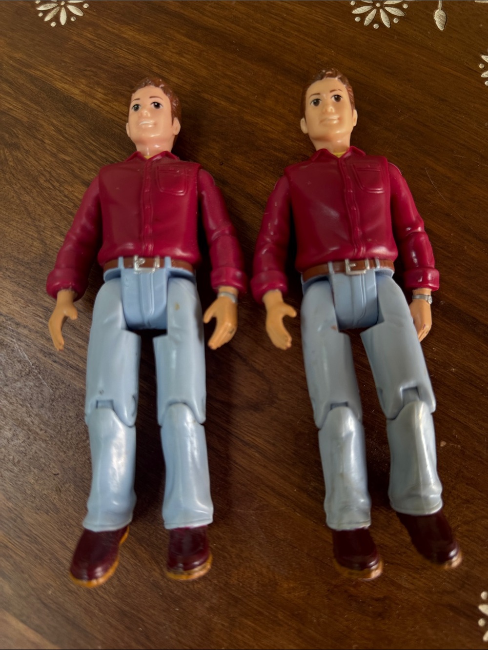 Set of 2 2006 Fisher Price Loving Family Dad Dolls